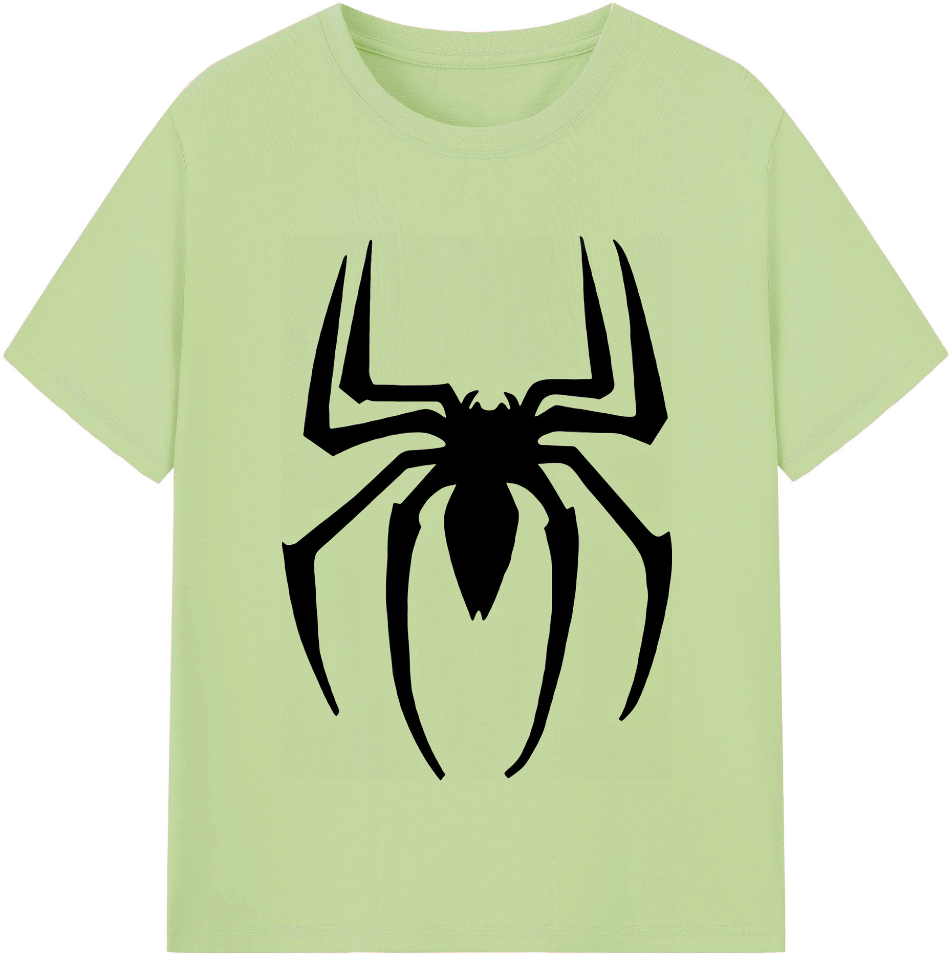 （画像用） Spider Man スパイダーマン 綿100％半袖Tシャツ（フロントプリント）